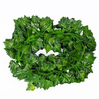 2.1M Pianta Artificiale Verde Foglia di Edera Ghirlanda di Seta Appeso a Parete Vite Decorazione del Giardino di Casa Festa di Nozze FAI DA TE Falso Corona di Foglie