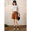 Women's Contrast Embroidered Short-Sleeve T-shirt