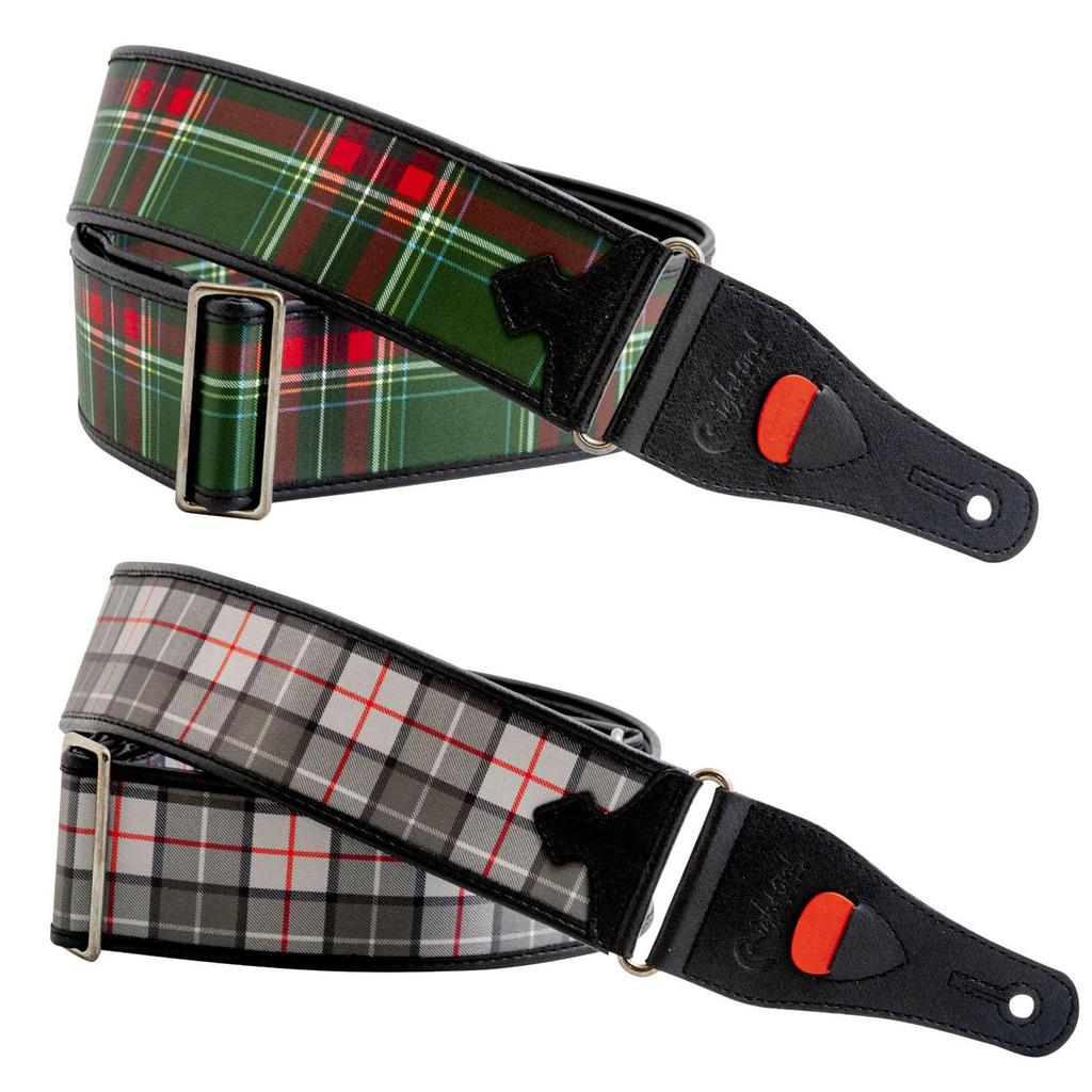 Right On Straps Guitar Strap Width Length TARTAN GRS GRAY [RightOn! STRAPS] 6cm, 95-150cm []
