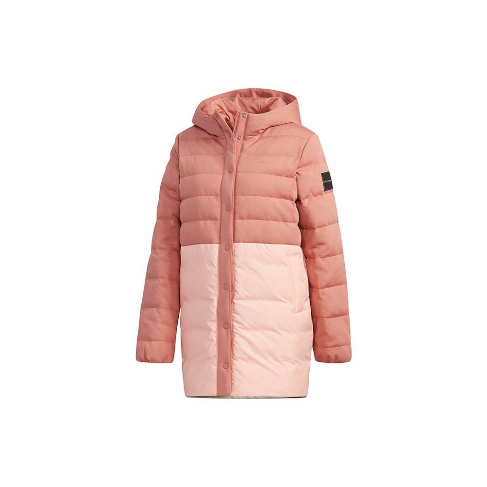

Adidas Neo Casual Sports Warm Hooded Down Jacket Winter Women Jacket Pink EI4377 M