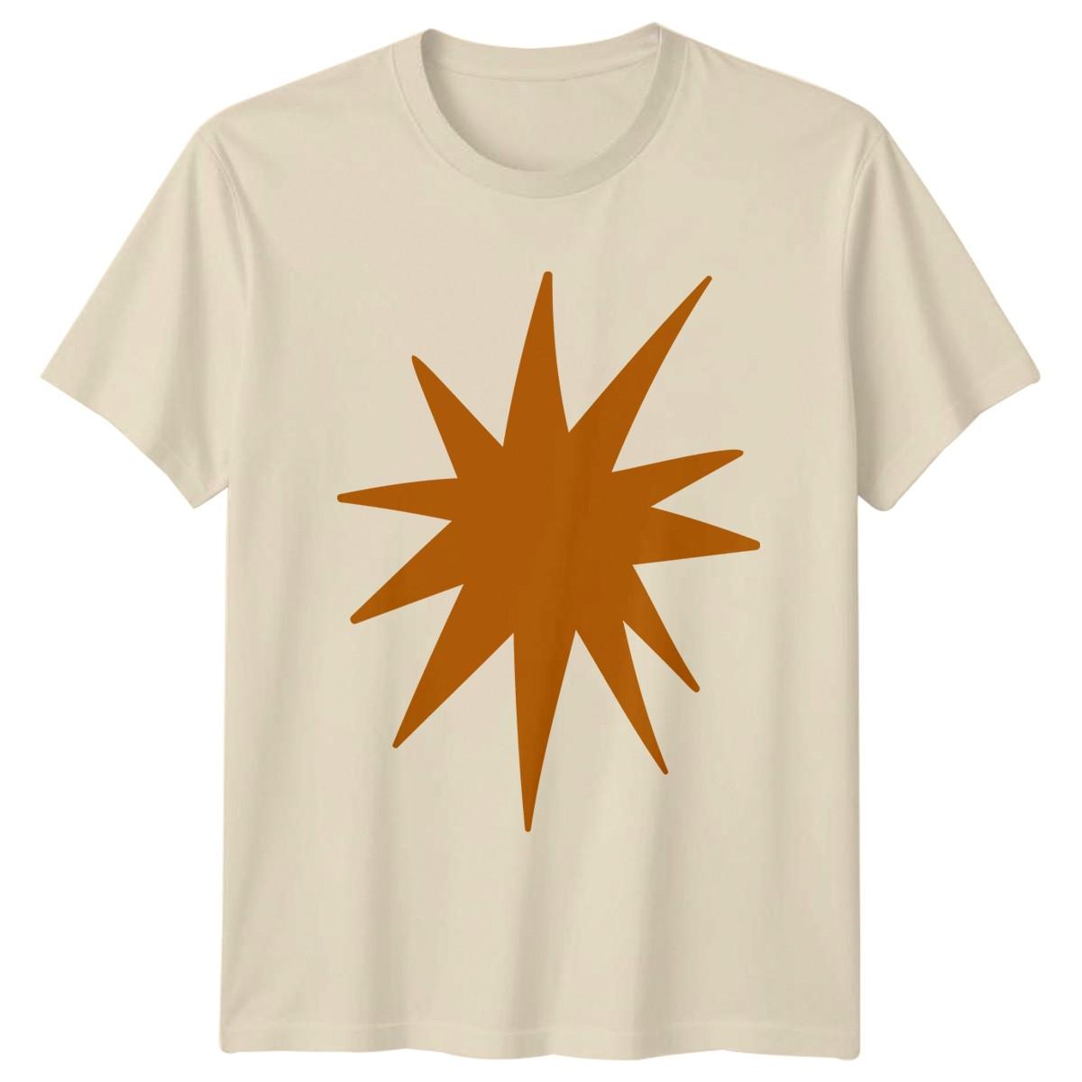Abstract Starburst Graphic T-Shirt Abstract Birthday Gift For Him And Her XXXL