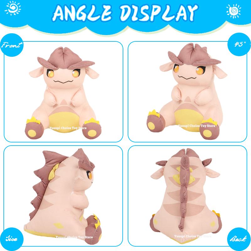 Natla Yong Dragon Plush Genshin Impact Natla Baby Tepetlisaurus Plush Game Peripheral Stuffed Animals Dragon Kids Birthday Gifts