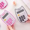Cartoon Digital Calculator Mini Desktop Calculator with a Bright LED Display Handheld Desktop Calculator for Office Kid