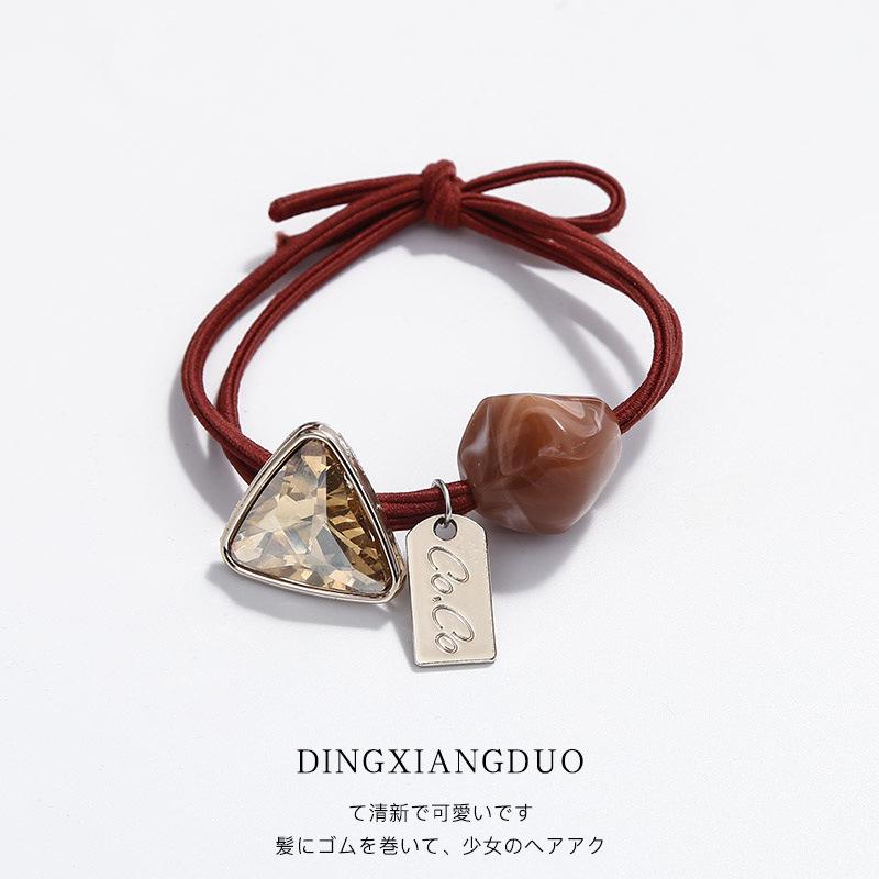 Korean Simple Scrunchie Women Girls Elastic Hair Rubber Bands Accessories Tie Hair Rope Ring Holder Ornaments Headdress