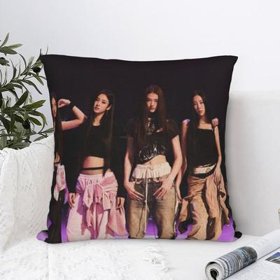 Teplá ložnice meovv kpop k-pop dívčí skupina Dekorace Povlaky na polštáře Doplňky Potah na polštář Zip Více velikostí