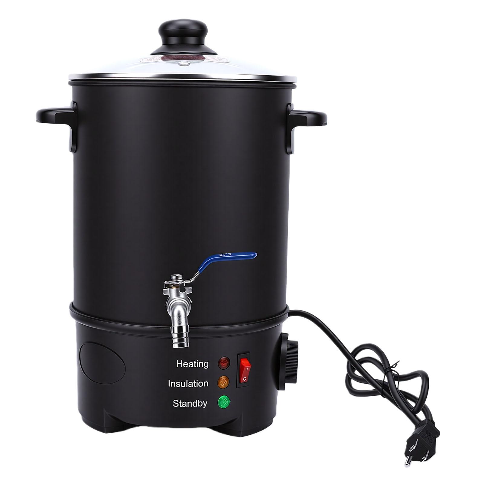 Fondoir à cire pour la fabrication de bougies, machine électrique antiadhésive à faire fondre la cire avec contrôle de température, capacité 6L