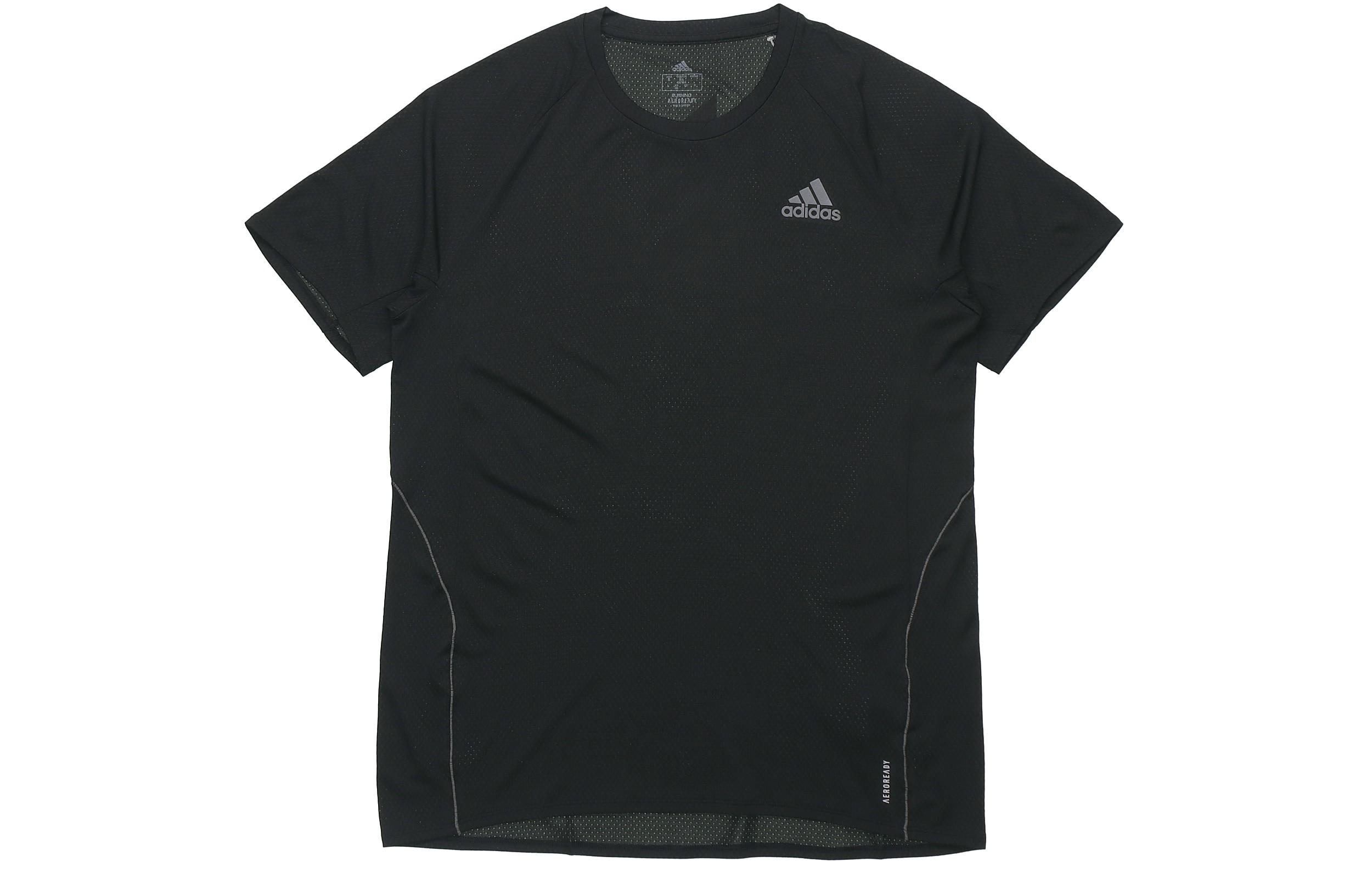 Adidas Runner Running T Shirt Men s Black FM7637 XS