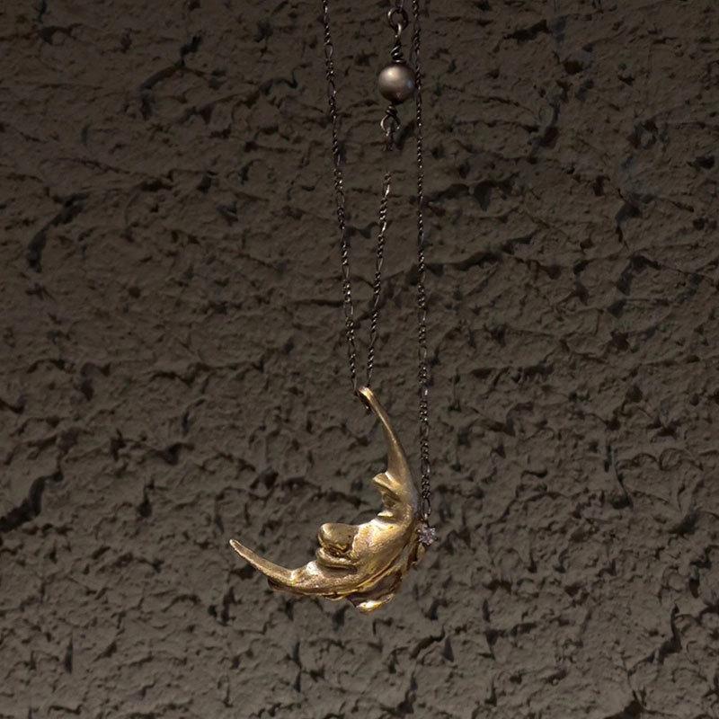 

Ретро-старинная гравированная звезда и луна кулон ожерелье женская новая китайская стиль элегантная мода изысканная универсальная цепочка на шею цепочка на свитер