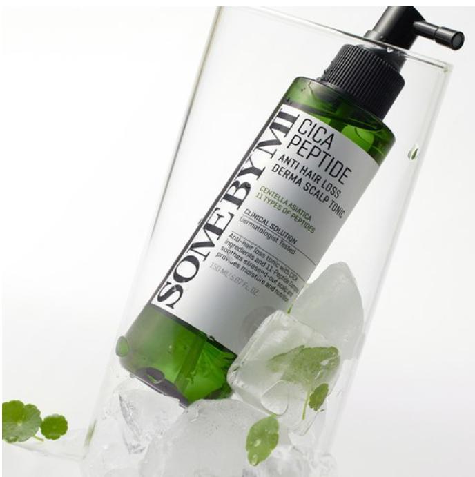 SOME BY MI Cica Peptide Anti Chute de Cheveux Tonique Derma Cuir Chevelu 150ml – Apaisant & Fortifiant