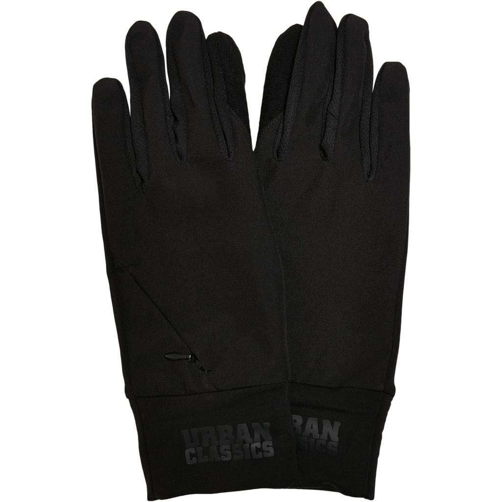 Urban Classics Mens Performance Wide Cuff Logo Gloves
