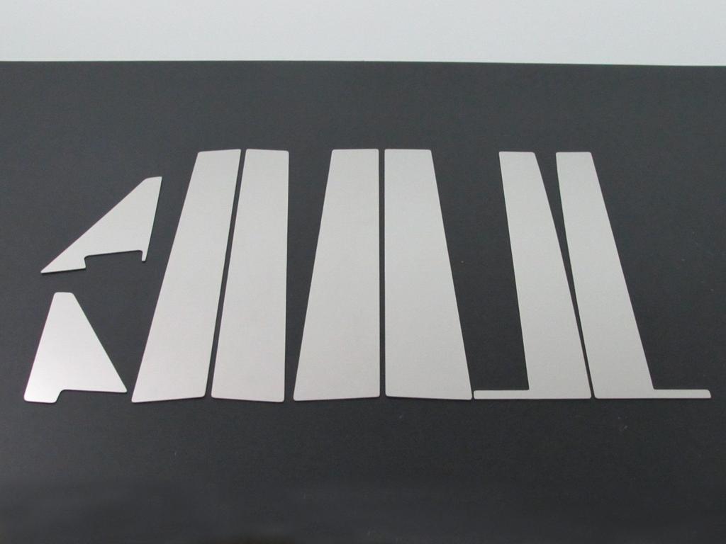 BRIGHTZ Stainless Steel Pillar Panels for Roox ML21S Visor ML21 ML L21 21 4747 8-Piece Ultra-Mirror (No Required) [PIL-SIL-375]