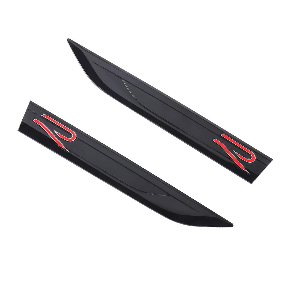 Golf 3 4 MK3 MK4 2026 Hot For VW VOLKSWAGEN 2Pcs 3D ABS R Styling Car Fender Emblem Side Body Sticker For Volkswagen Golf 4 Mk5 