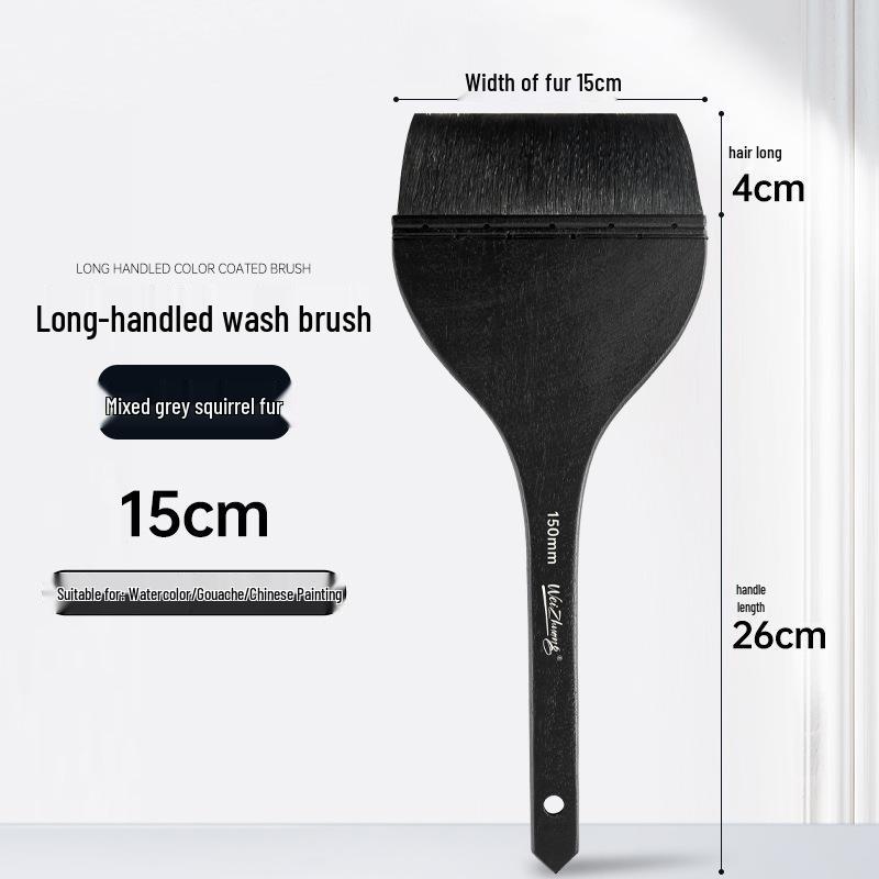 Squirrel Hair Fan & Rake Watercolor Brush for Textured Painting