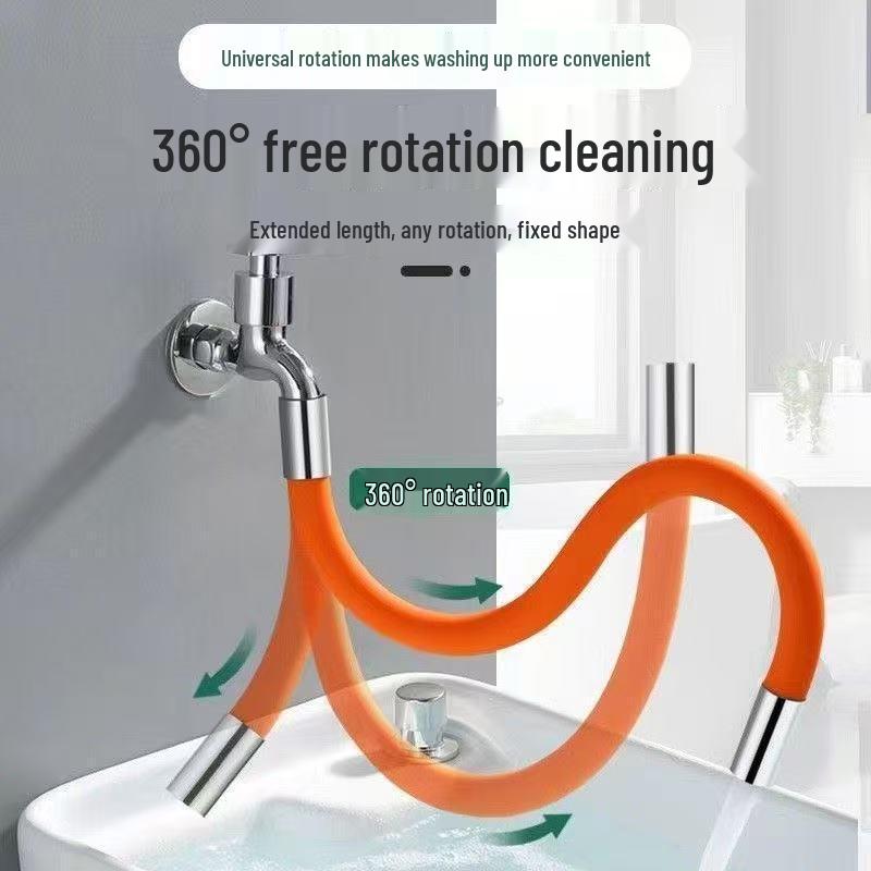 Universal Anti-Splash Rotating Faucet Hose Extension