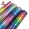 Heat Transfer Vinyl HTV Craft Rainbow Glitter Iron-on Transfer Garment Clothing T-Shirt Decoration for Cut Silhouette Cameo
