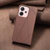 For Oppo Reno14 F 5G Case BINFEN COLOR BF35 Geometry Imprinted Leather Phone Cover RFID Blocking Wallet Stand