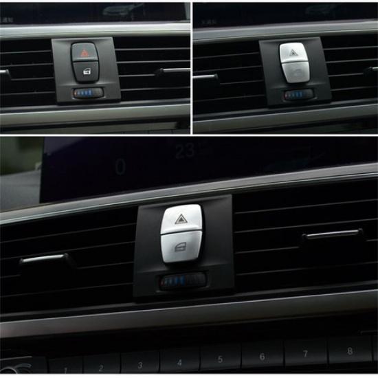 Security Warning Light Button Cover Trim For BMW 1 2 3 4 F30 F34 F32 F33 F20 F22