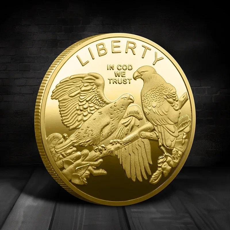 Souvenir-Münze American Eagle of Liberty Gedenkmünze Double Eagle Glücks-Gold-Silbermünze Gedenkmedaille