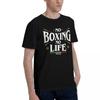 Boxing No Life Luxury 100 Cotton Casual Breathable Confortable Tshirt Funny Ugus TShirts Men Clothes
