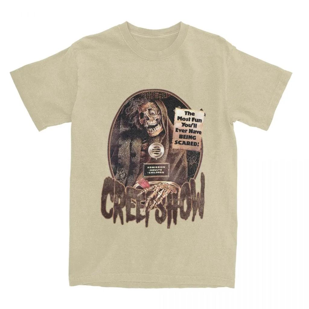 Summer Men Women's Creepshow The Most Fun T Shirt Accessories Scary Creepshow Movie Lover Fans  T-shirt Clothes Tee Shirt