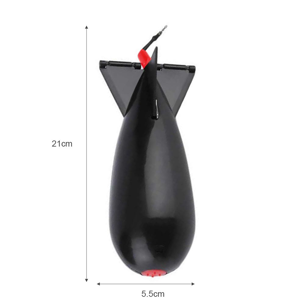 Carp Fishing Rocket Feeder Portable Small Spod Bomb Float Bait Holder Fishing Rocket Lure Container Fishing Tackle Accessories
