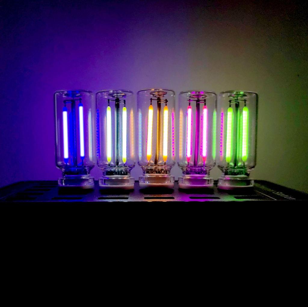 USB LED Multi-functional Ambient Night Light - Luminous Glass Bedside Lamp