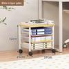 Multi-Layer Desk Organizer and File Storage Box