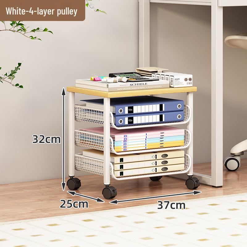 Multi-Layer Desk Organizer and File Storage Box