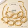 Multi-layer Line Minimalist Jewelry Combo Golden Color Adjustable Bracelet  For Women