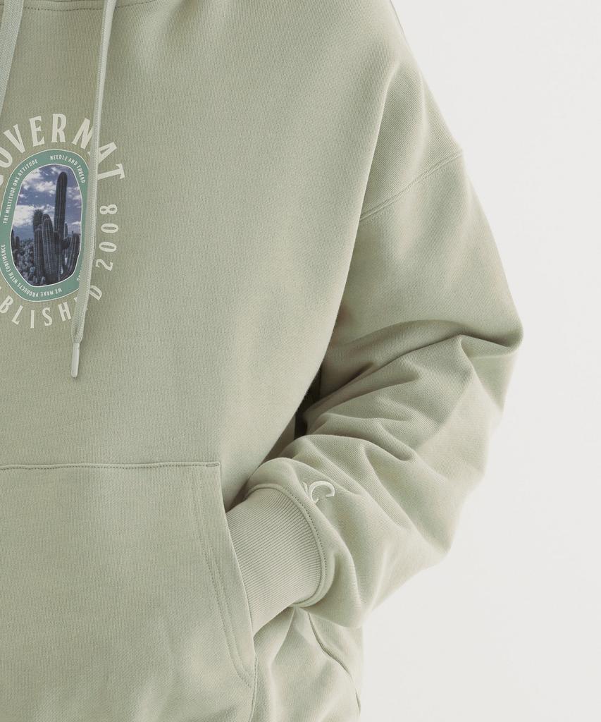 Cactus Graphic Hoodie Light Khaki