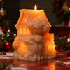 Miniature Candle Mold Fantasy Resin Gypsum Mold Tree House Candle Mold Smooth For Handicraft Workshops Diy Crafts Christmas
