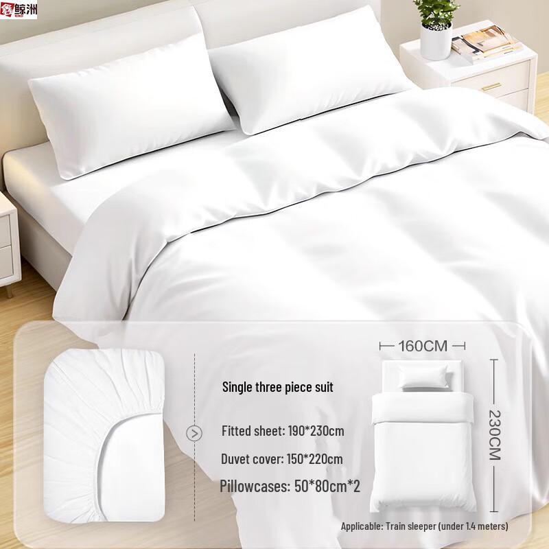 Travel Disposable Fitted Sheet Bedding Set