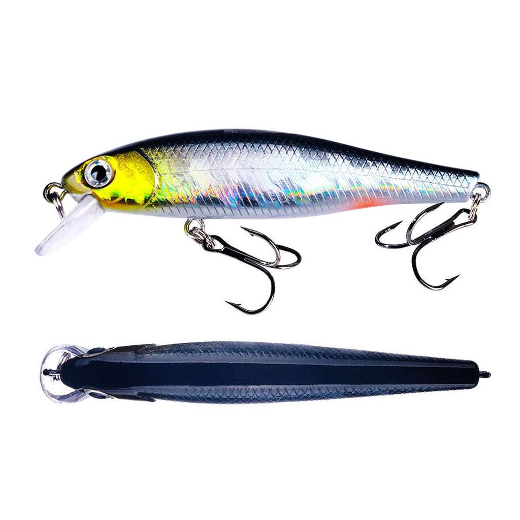9g Slow Sinking Minnow Lure for Stream, Creek, and Sea Fishing