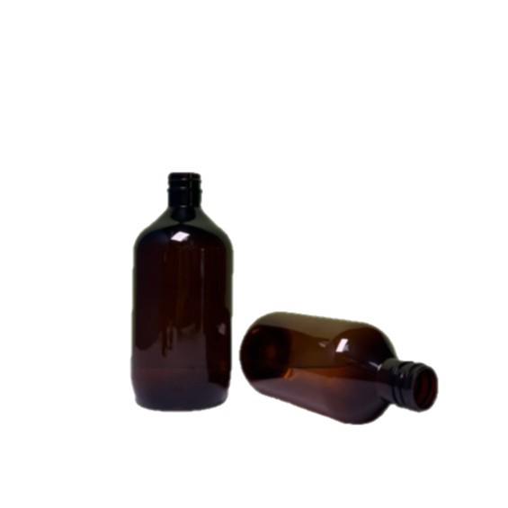 300/500ml Brown Plastic Pump Bottle for Shower Gel, Shampoo, Lotion, or Hand Sanitizer.