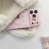 Cute Pink Heart Bear Phone Case For iPhone 17 16 15 Pro Max Sweet Strawberry Dessert Cartoon Aesthetic Shockproof Cover
