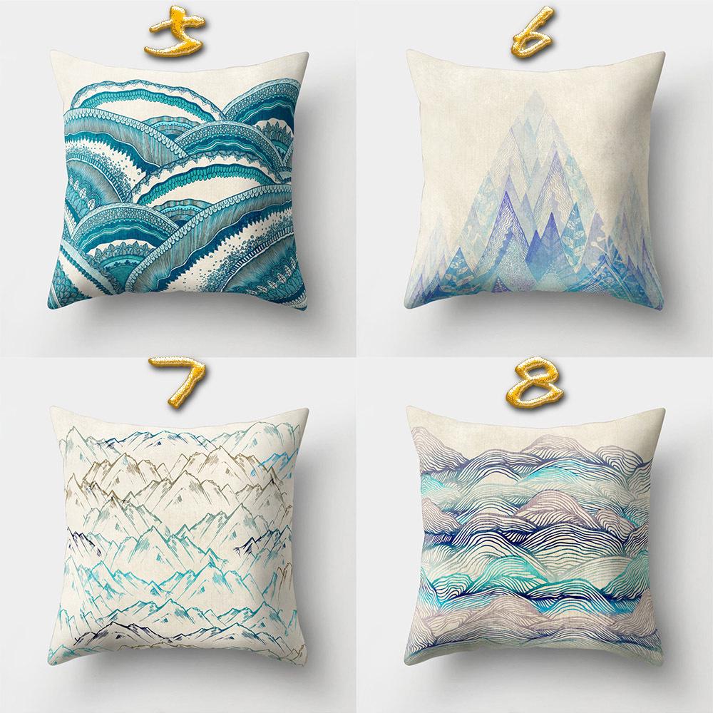 Corrugated Pillowcase Sofa Pillowcase Creative Home Car Cushion Office Pillowcase
