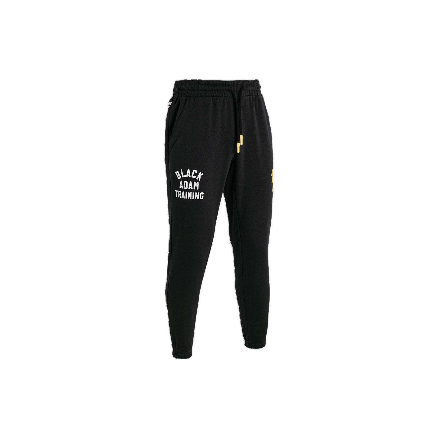Under Armour Project Rock Black Adam Rival Fleece Pants Black Yellow Men s 1377750-001 XL