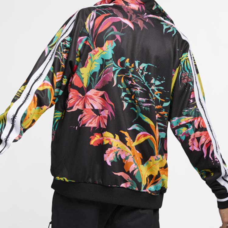 Nike Floral Print Stand Collar Casual Jacket Men Jackets AR1612-389