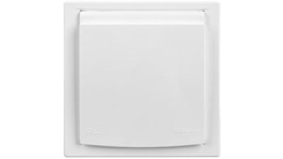 Gniazdo Pojedyncze Asfora Schuko Ip44 Białe Z Ramką Eph3100321