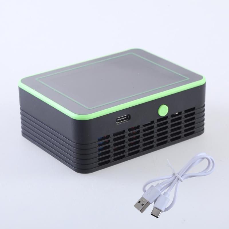Intelligent Indoor Home Air Pollution Detectors Inspector with CO2, Temperature, Humidity, Formaldehyde, TVOC Monitoring