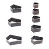 8pcs Leather Die Cutter Hollow Punching Tool Diamond Shape Cutting Mold Punching Die Set for Bag