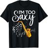 Cooles Saxophon für Männer Frauen Musikliebhaber Jazzmusiker Bass T-Shirt