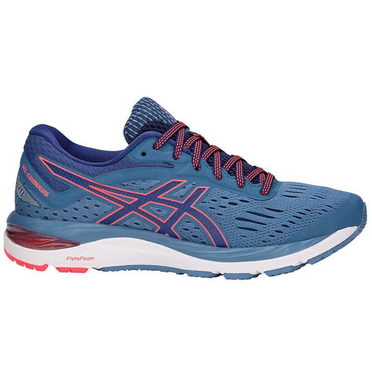 Asics Gel-Cumulus 20 Comfortable Daily Low-Top Running Shoes Women Sneaker Blue Red 1012A008-401