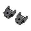2x Scroll Saw Clamp Holder Spindle Less Adapter Professional Replacement Black Heavy Duty Easy To