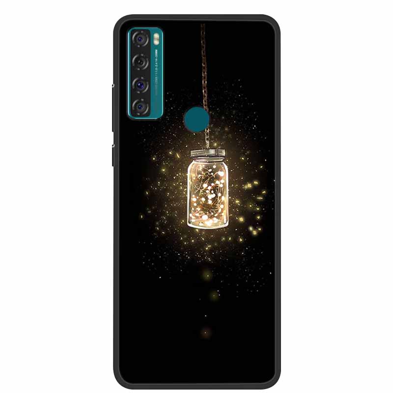 Para TCL 20 SE Funda 205 de silicona suave Funda de dibujos animados para TCL 20B 6159K Funda trasera para TCL 20 R 5G 20SE Fundas de moda TPU Funda