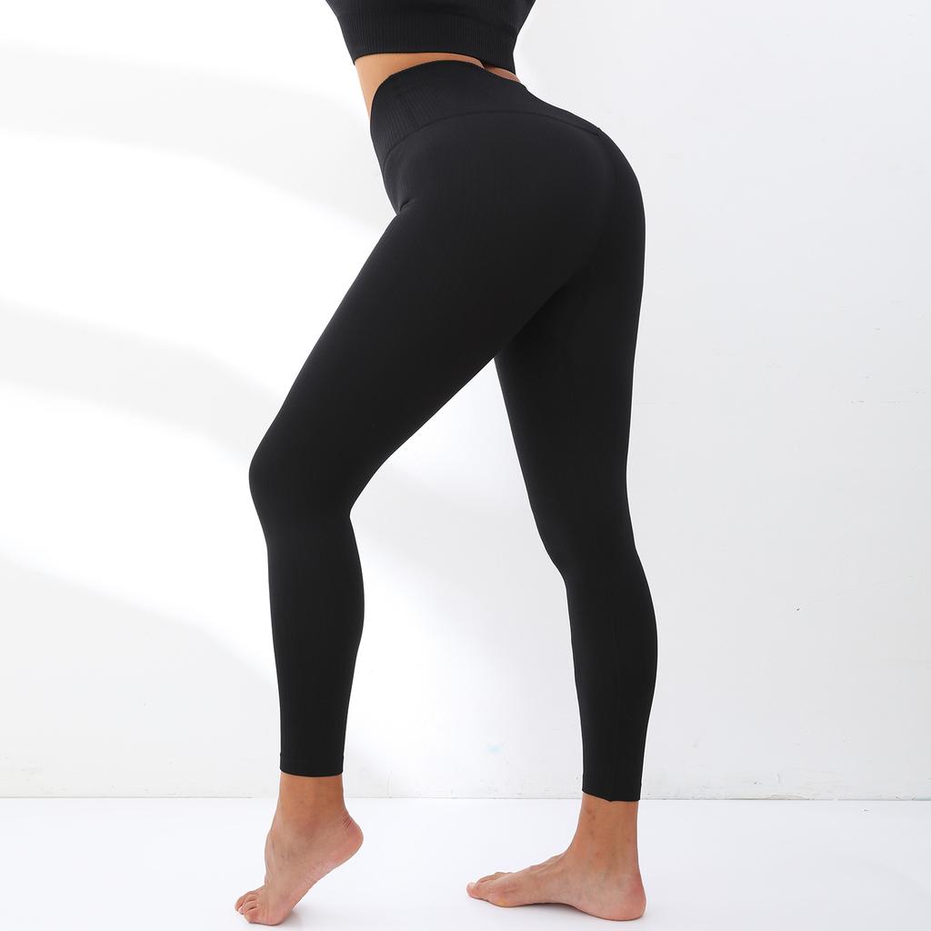 Ladies Fitness Yoga High Waist Knitted 