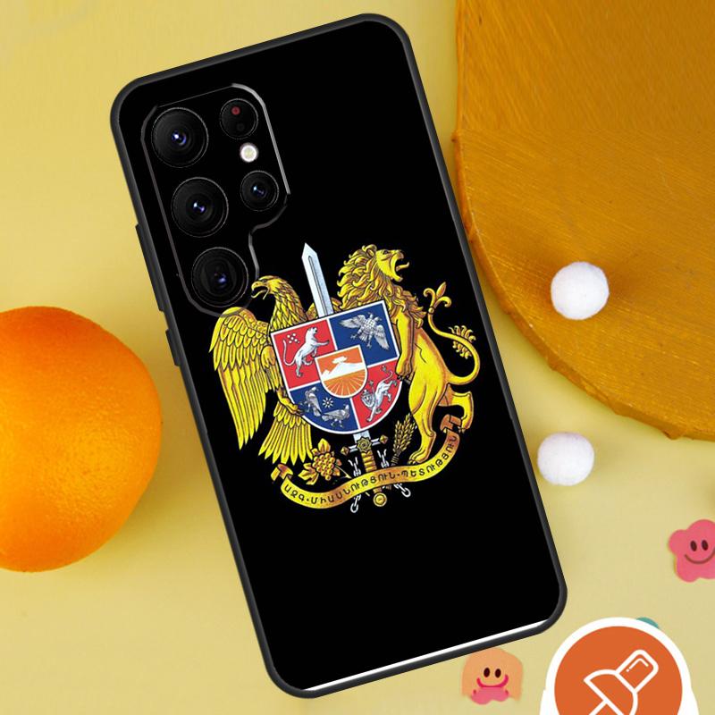 Armenia Armenian Flag Phone Case For Samsung Galaxy S25 Ultra S24 S23 S22 S21 Ultra S9 S10 Plus S20 FE Funda Cover