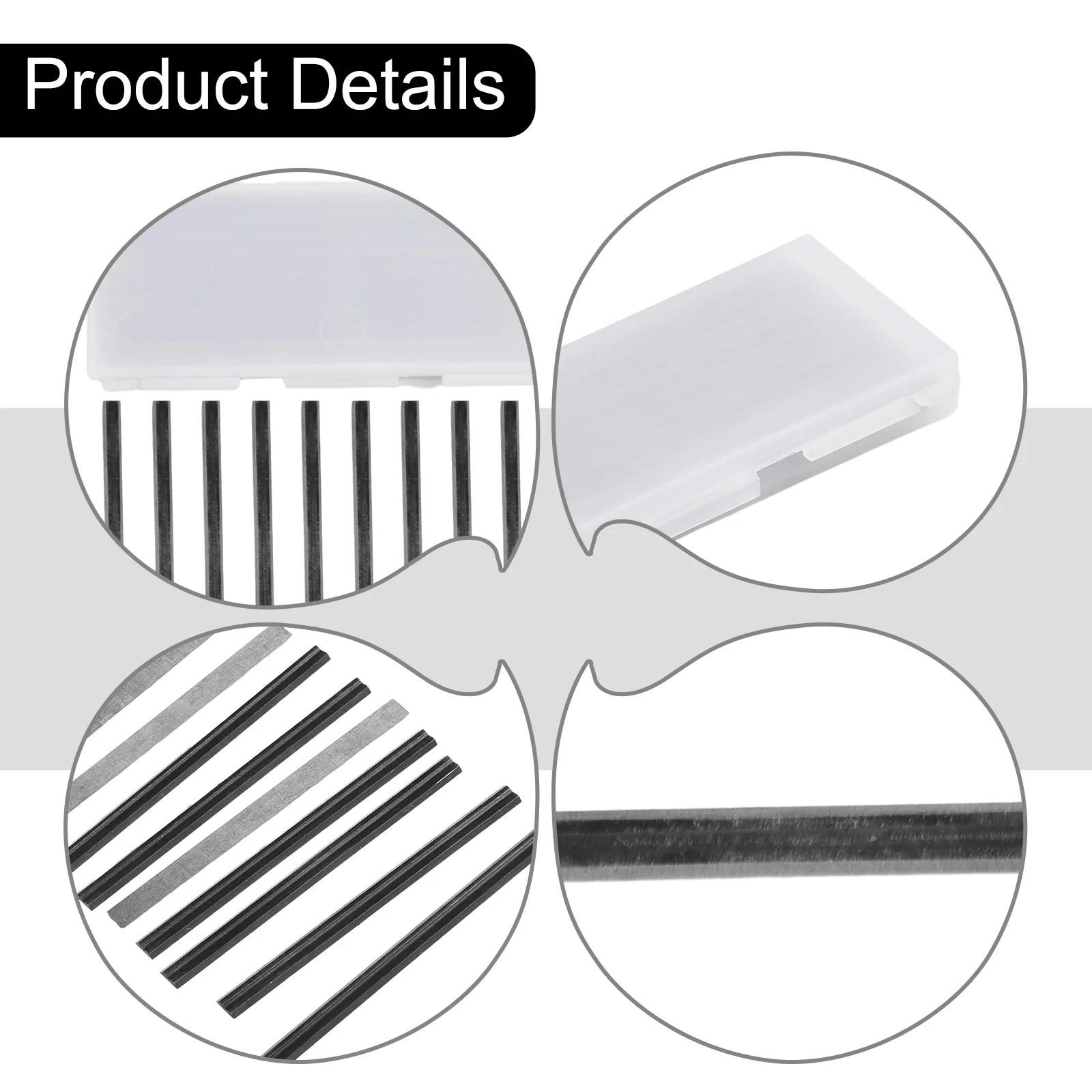 

10pcs Planer Blades 82mm Carbide High Precision Manganese Steel Tool Hard Alloy For Cutting Woods For Hardwood China Mainland