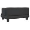 Kids  Sofa Black 60 X 40 X 30 Cm Faux Leather
