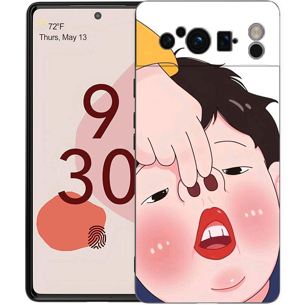 

Cartoon Phone Case Cover for Google Pixel 9 8 7 6 7A 6A Pro Shockproof Soft TPU 9 Pro XL Shell Capas Fundas Coque Cases Bags Google Pixel 9 Pro